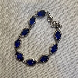 Kendra Scott bracelet | blue and silver
